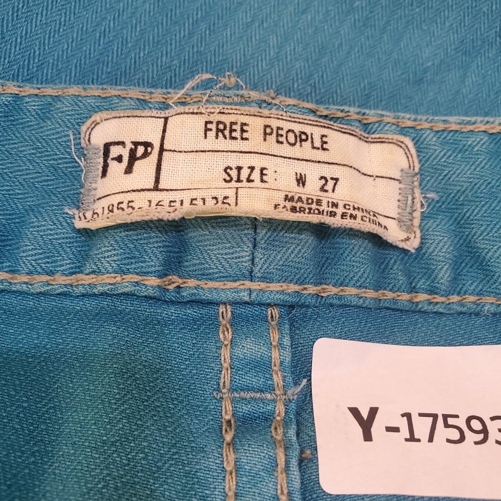 Free‎ People Women Jeans 27 Blue Skinny Denim - Picture 6 of 8